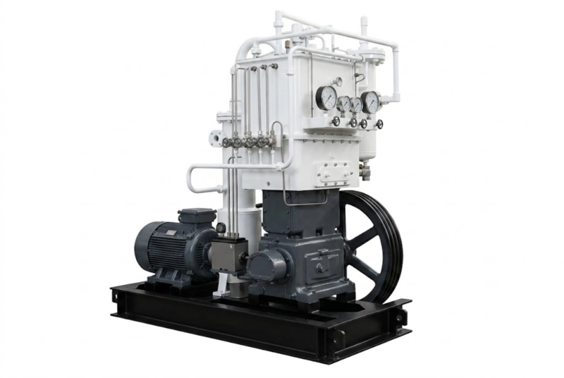2Z series two-column vertical acetylene compressor for dissolved acetylene cylinder filling plant explosion-proof design Russia manufacturer