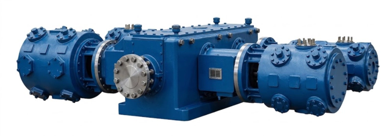 4MW series four-column balanced-opposed refrigerant compressor NH3 ammonia propylene CO2 ethylene industrial refrigeration petrochemical Russia GOST-R 1000 to 2300 kW 6kV 10kV