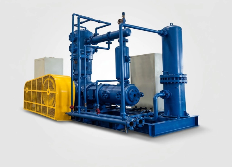 LW series two-column horizontal long-stroke gas compressor for coal gas biogas methane mixed gas pipeline boost 380V API 618 GOST-R Russia manufacturer