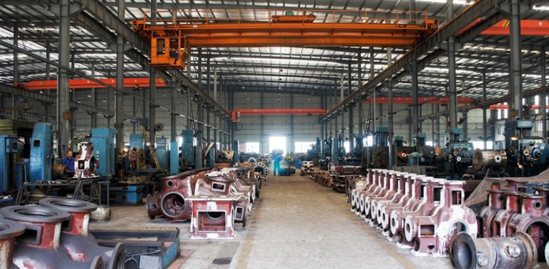General overview of the expansive machining workshop